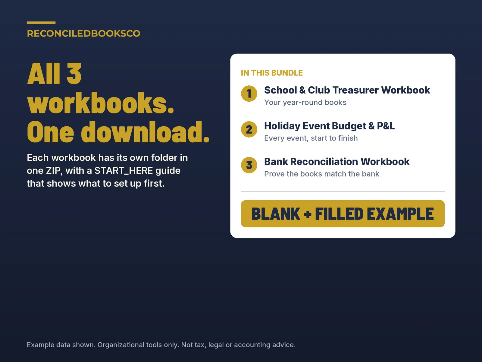 PTO Treasurer Spreadsheet Bundle for Booster Clubs and School Clubs, image 9