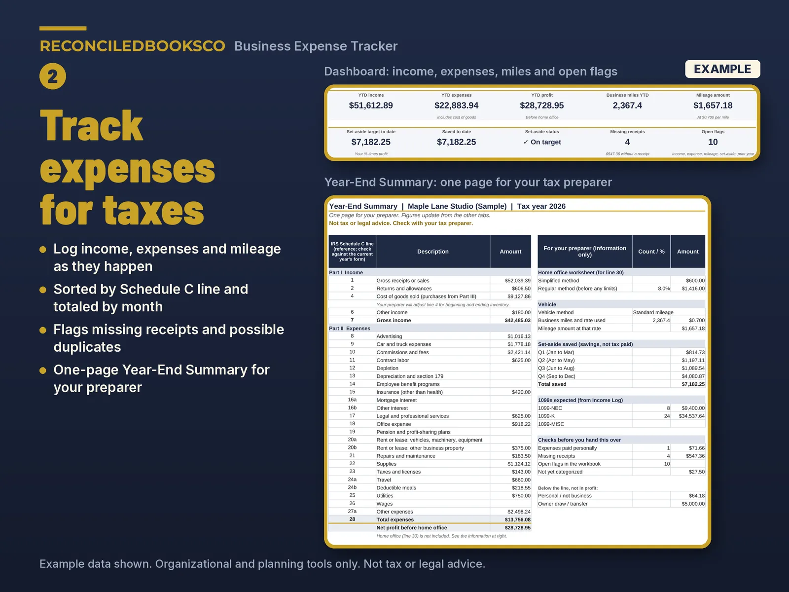 Small Business Bookkeeping Spreadsheet Bundle: Pricing to Payroll, image 5